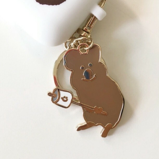 #現貨 Dinotaeng 烤棉花糖吊飾 棉花糖 鑰匙圈 配件