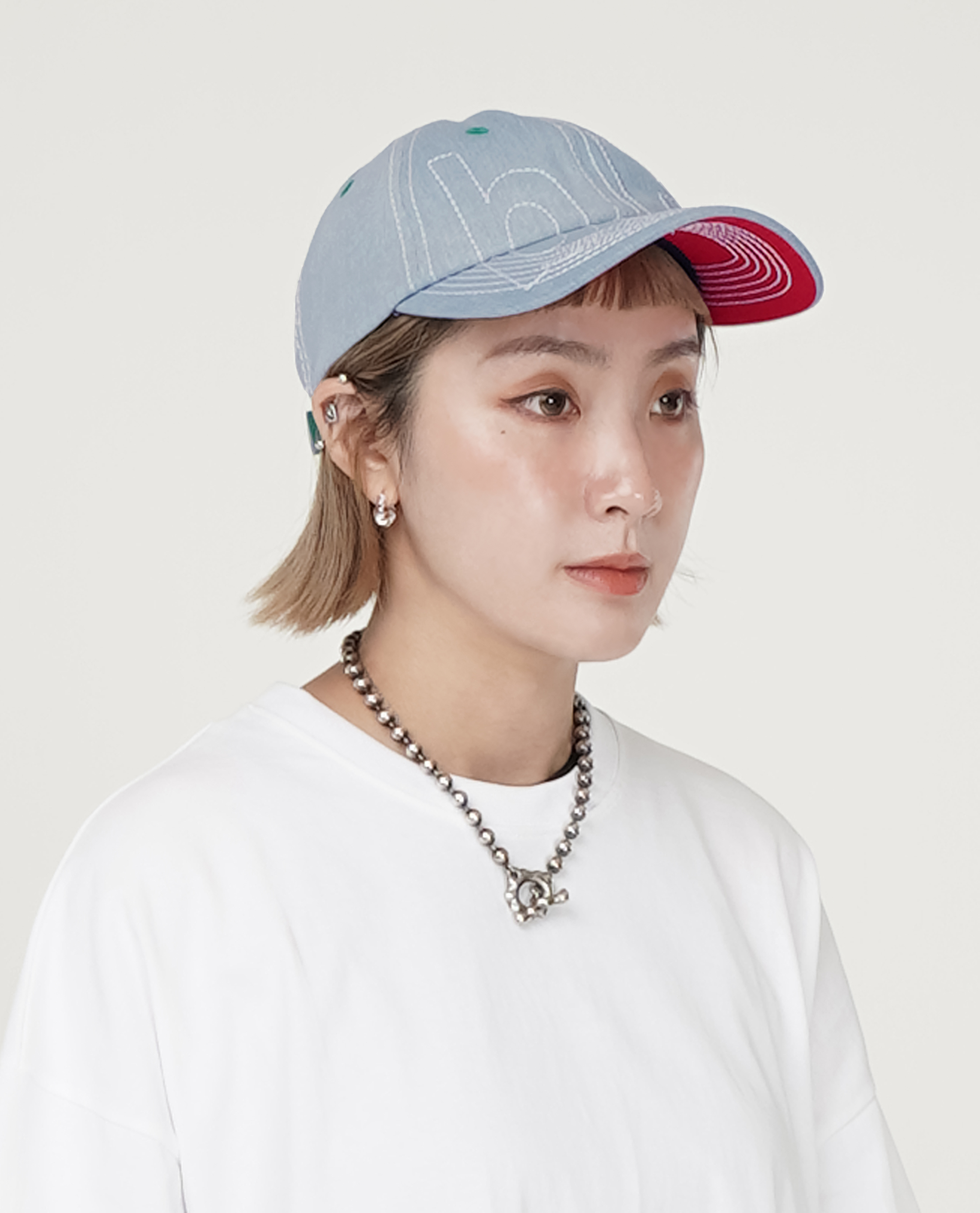 b.Eautiful Vapor 6 Panel Hat - 24SS