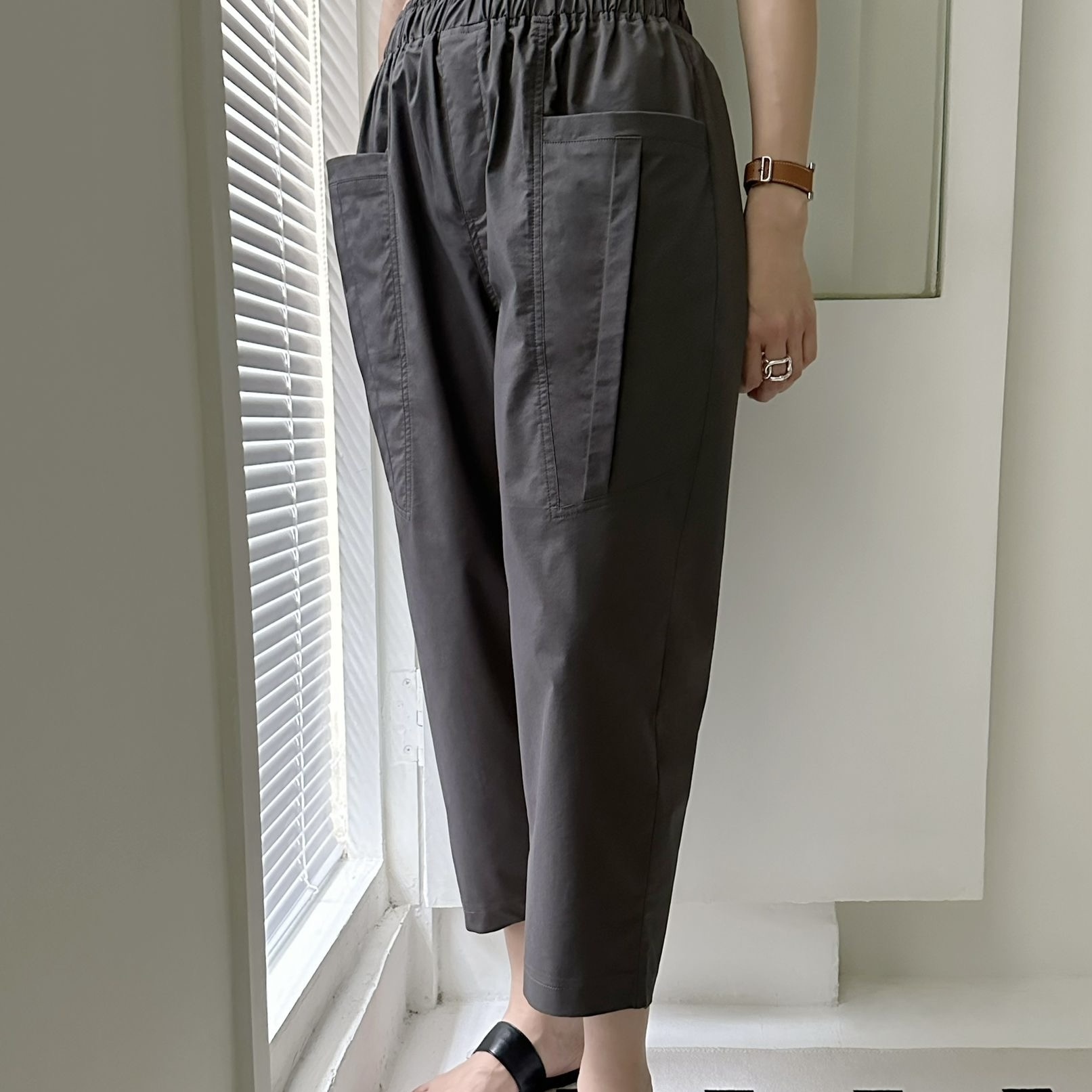 【BONNIE】7.05 全橡筋腰前袋速乾褲