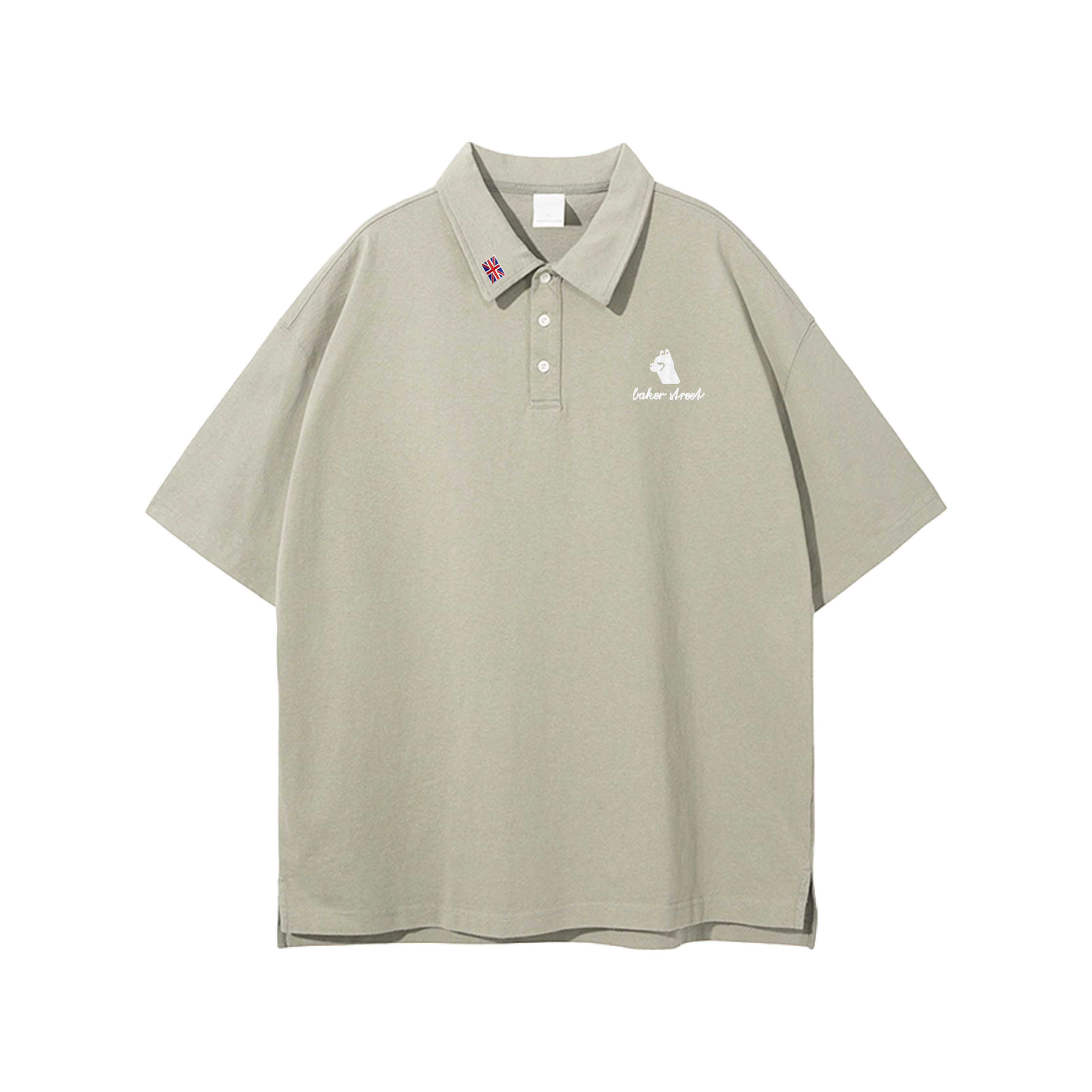 英國羊駝小刺繡翻領上衣