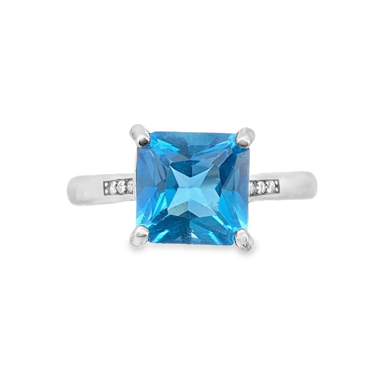 T347藍拓帕石戒指