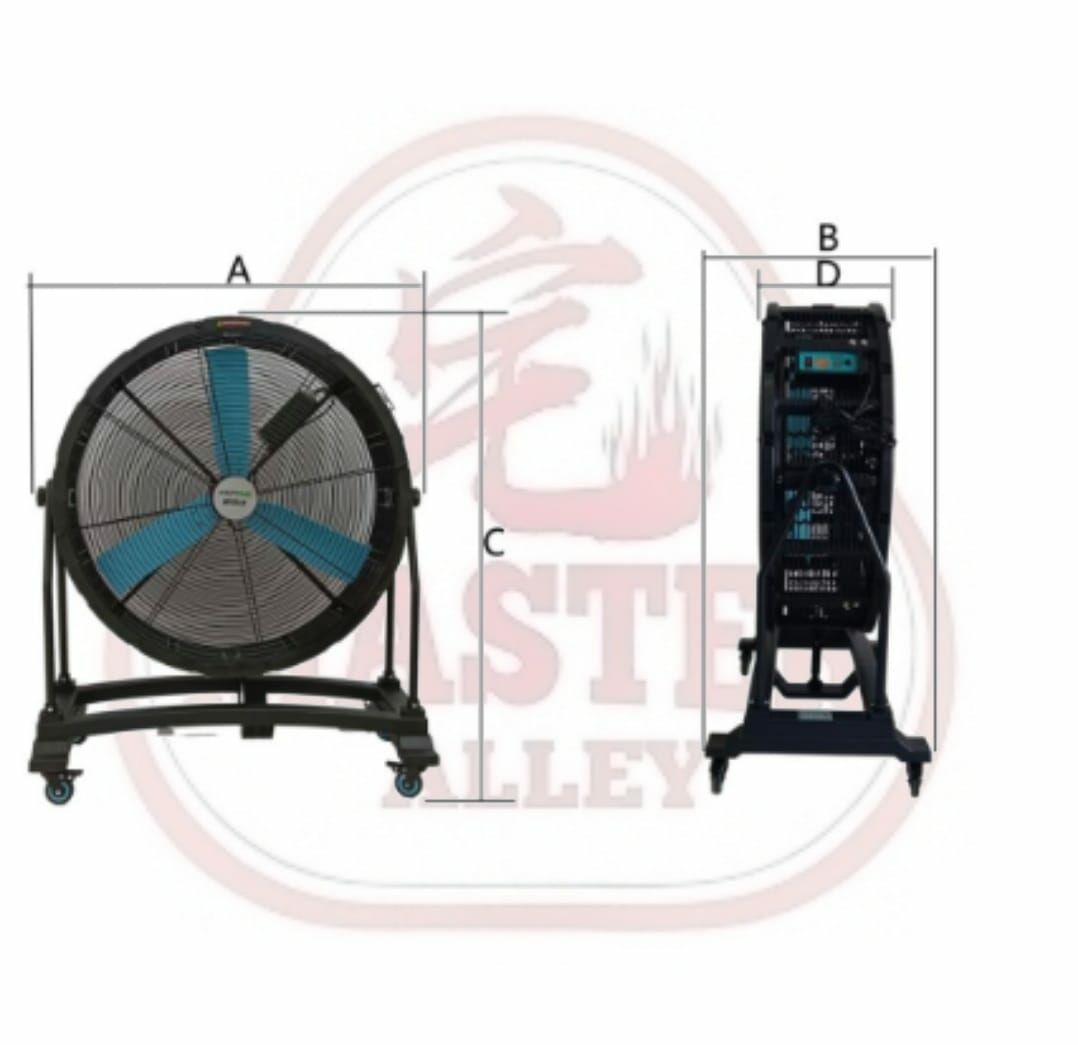 WMF-036B / WMF - 026B / WMF - 059S 永磁移動風扇 (搖動款) 220V/50Hz  (由於產品體積較大，或需預訂，運輸安裝)