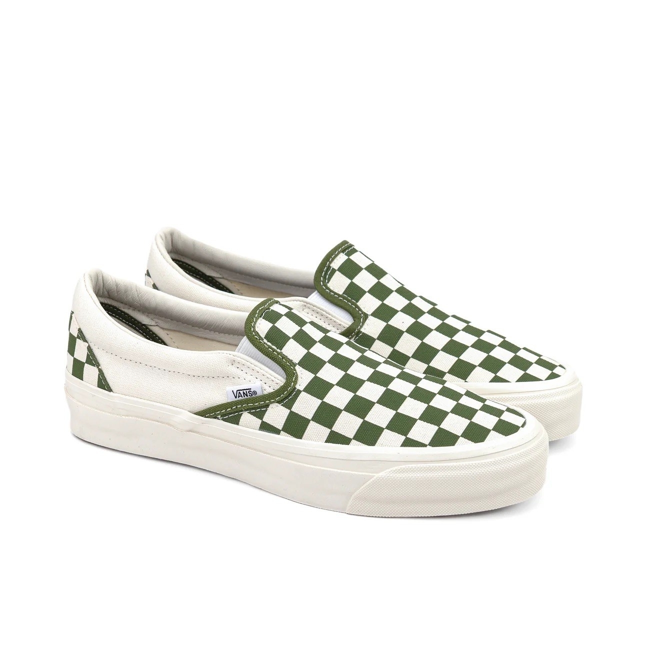 Vans Slip-On Reissue 98 LX CHECKERBOARD PESTO - 24SS