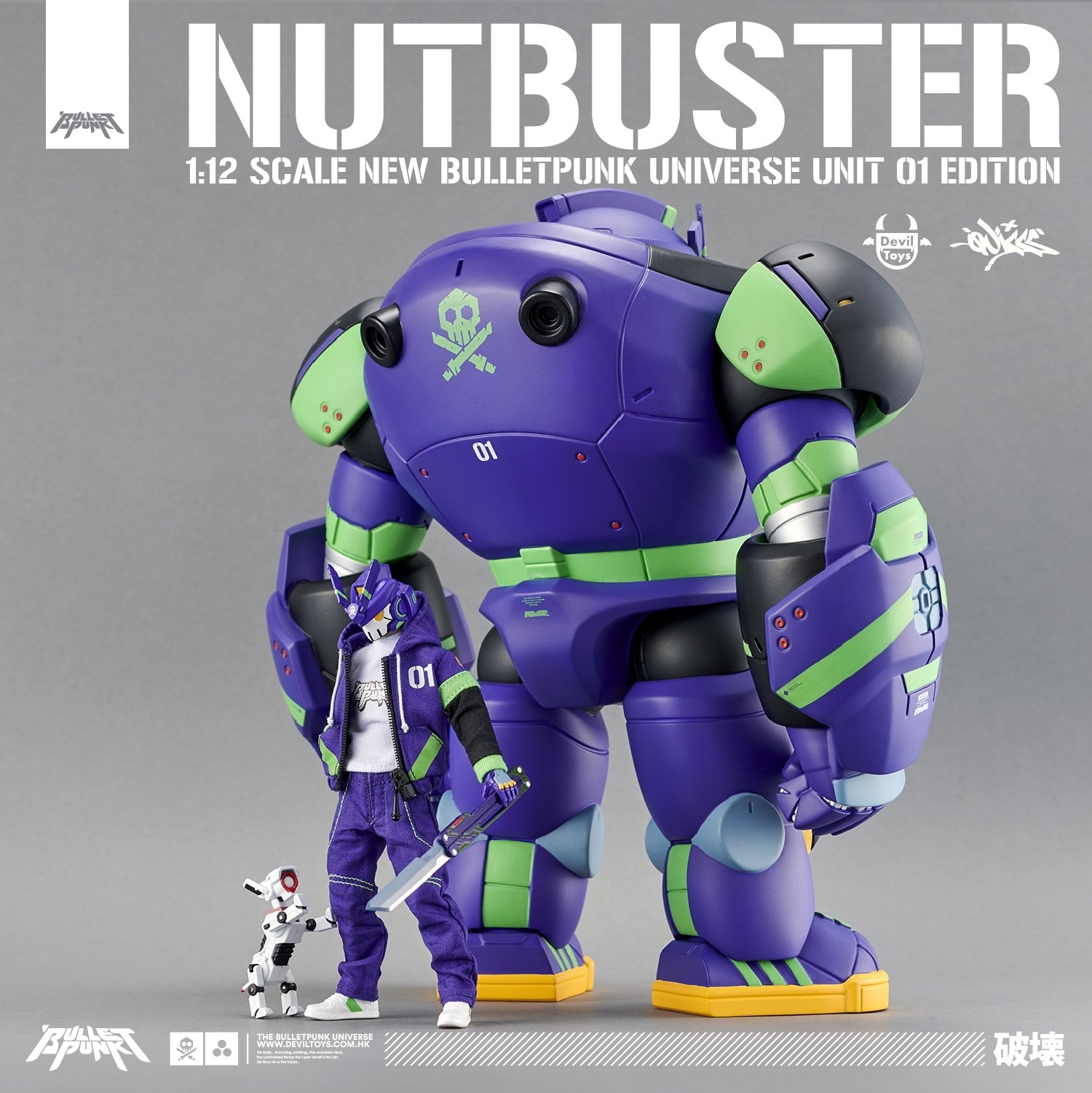 1:12 Scale NUTBUSTER + TEQ63 New "UNIT_01” Colorway Full Kit