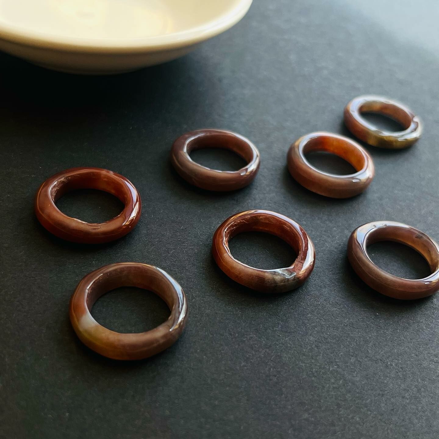 [原石] 海洋碧玉 水晶戒指