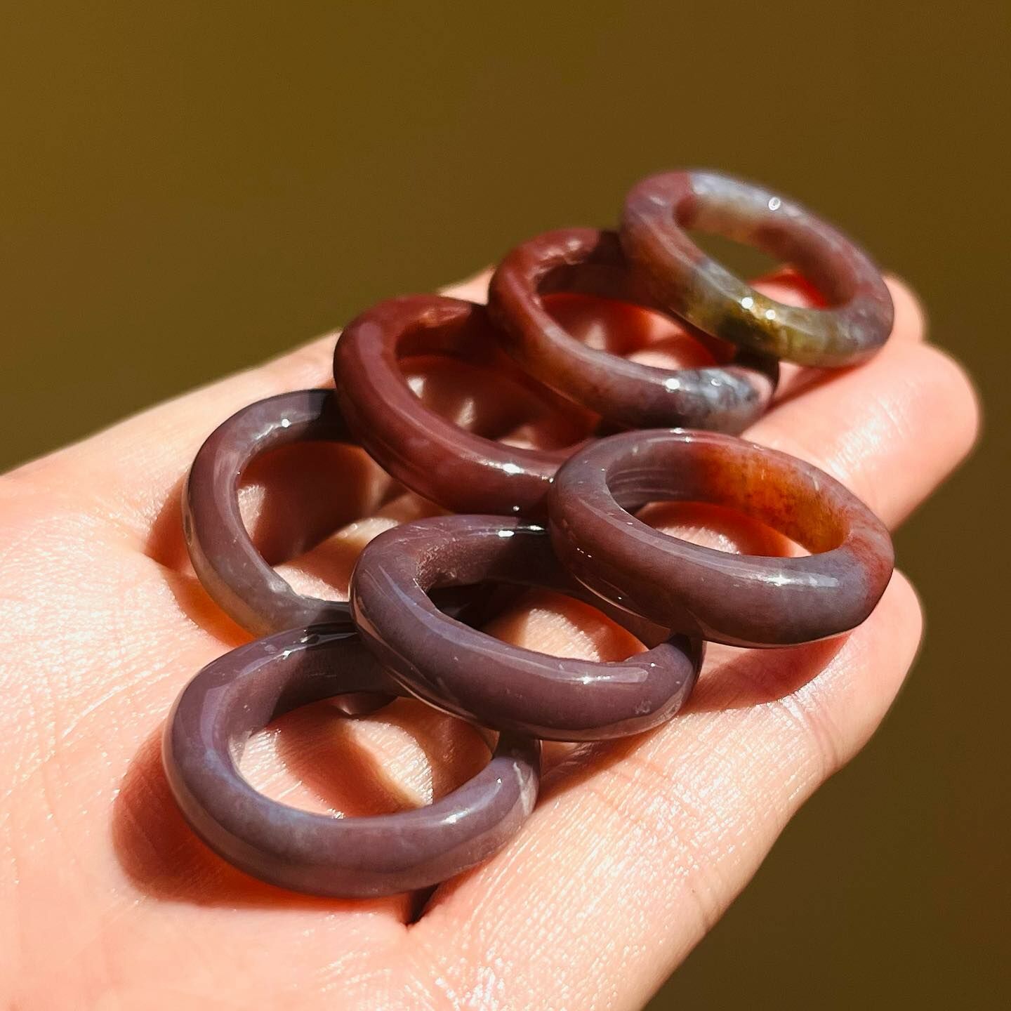 [原石] 海洋碧玉 水晶戒指