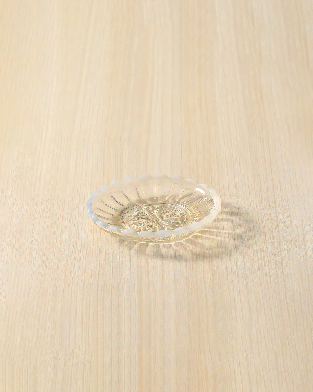 雪の花系列 玻璃豆皿 古代色｜廣田硝子