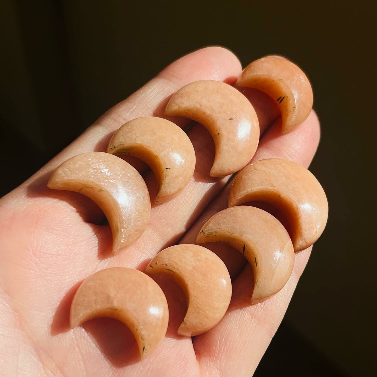 [原石] 橙月光石 小月亮