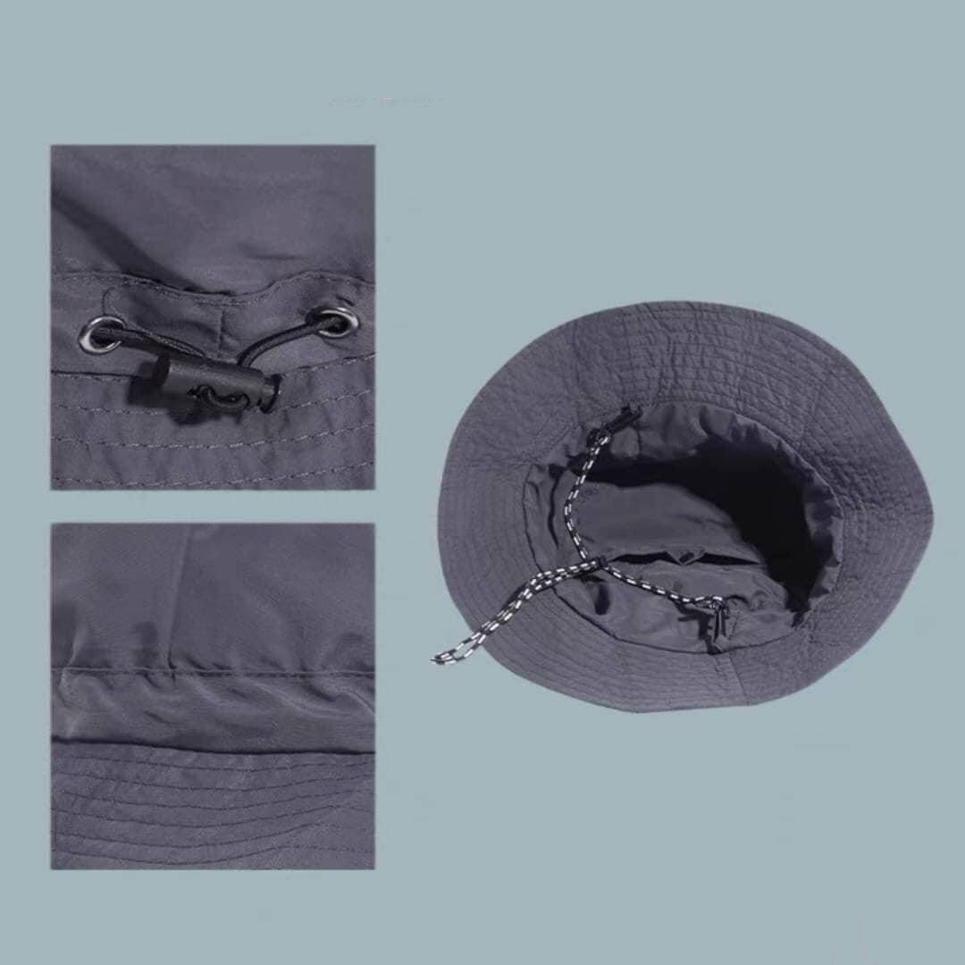 山系 Outdoor 可摺疊收納防潑水漁夫帽細節照