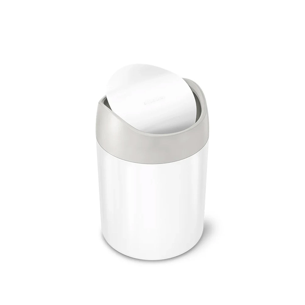 美國品牌SIMPLEHUMAN  1.5L不銹鋼垃圾桶 -白色【香港行貨】-CW2079