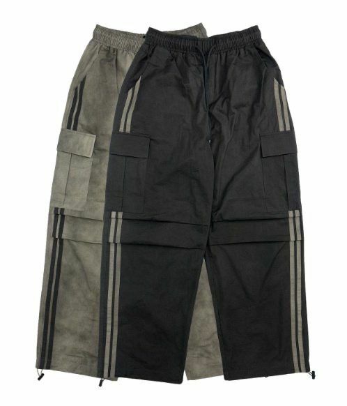 仿污工裝可束腳鬆身褲 ALLWAYS-012P