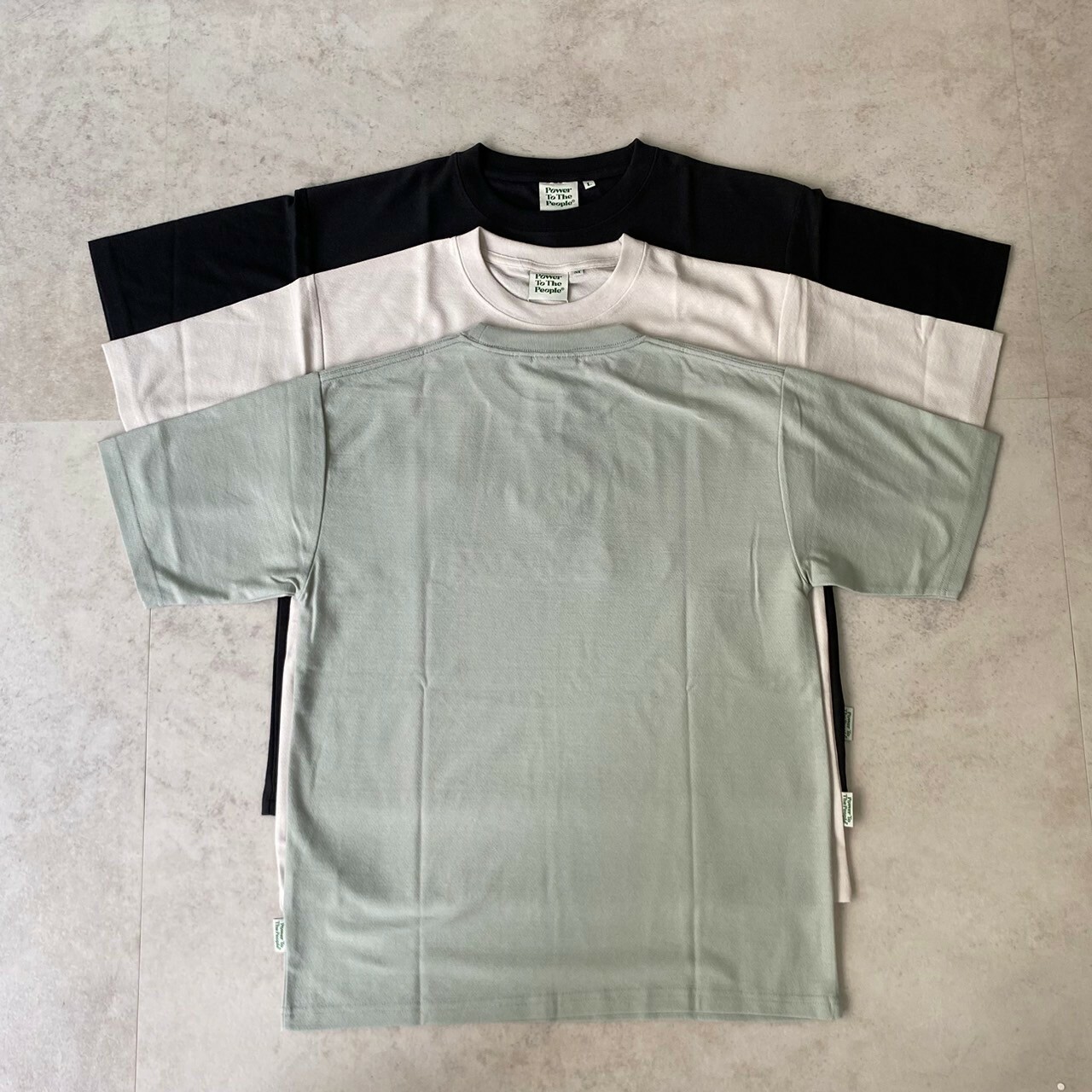 Power To The People 狗類英文刺繡短Tee 4501052-103