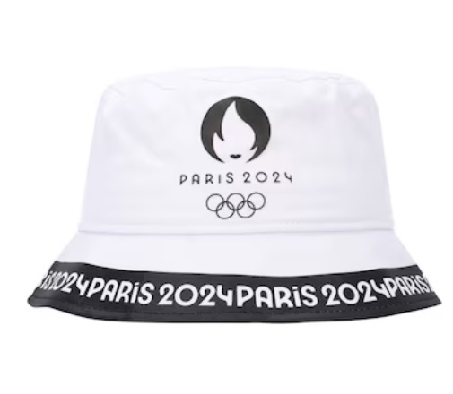 1EU0704-156 OLYMPICS Paris 2024 Olympics Bucket Hat - White #ACJOPARBO014 (P-EU-E)