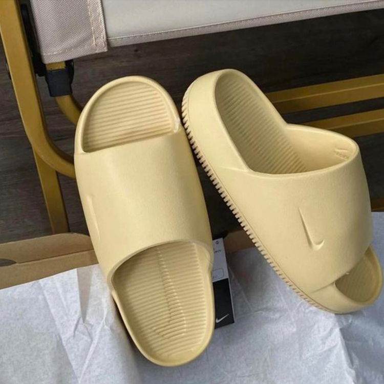 W NIKE CALM SLIDE 女 奶茶 防水 麵包鞋 拖鞋 DX4816-200