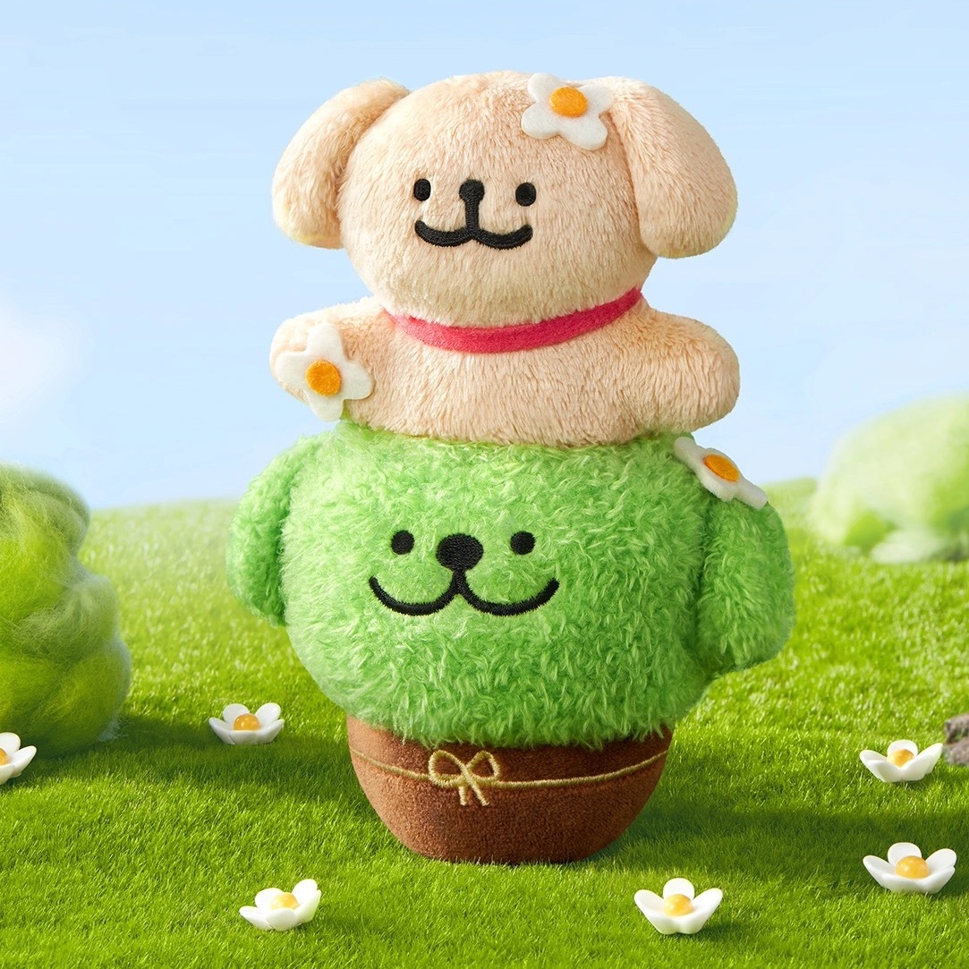 MALTESE 線條小狗 快樂GOGO 吊飾 鑰匙圈 盲盒 / 預購