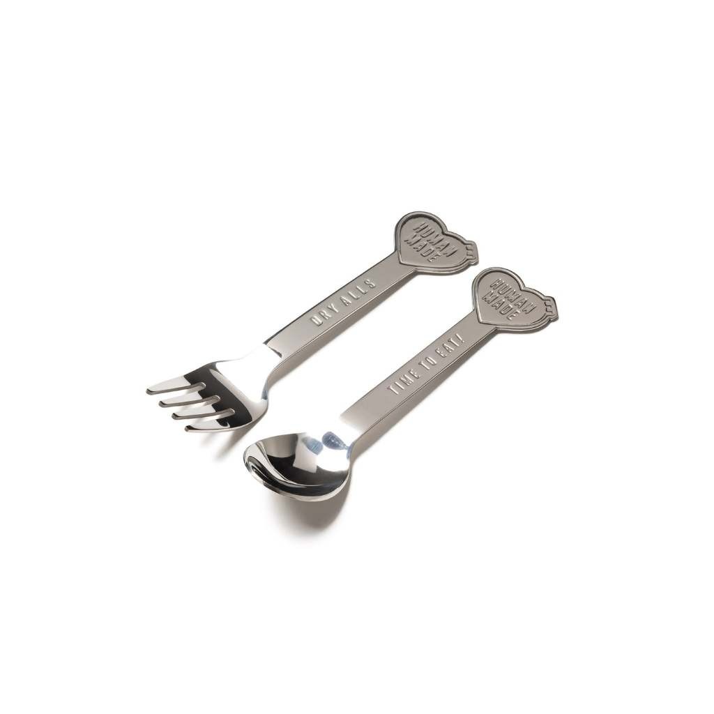 2024SS HUMAN MADE HEART SPOON & FORK SET 餐具組 刀叉 湯匙 現貨