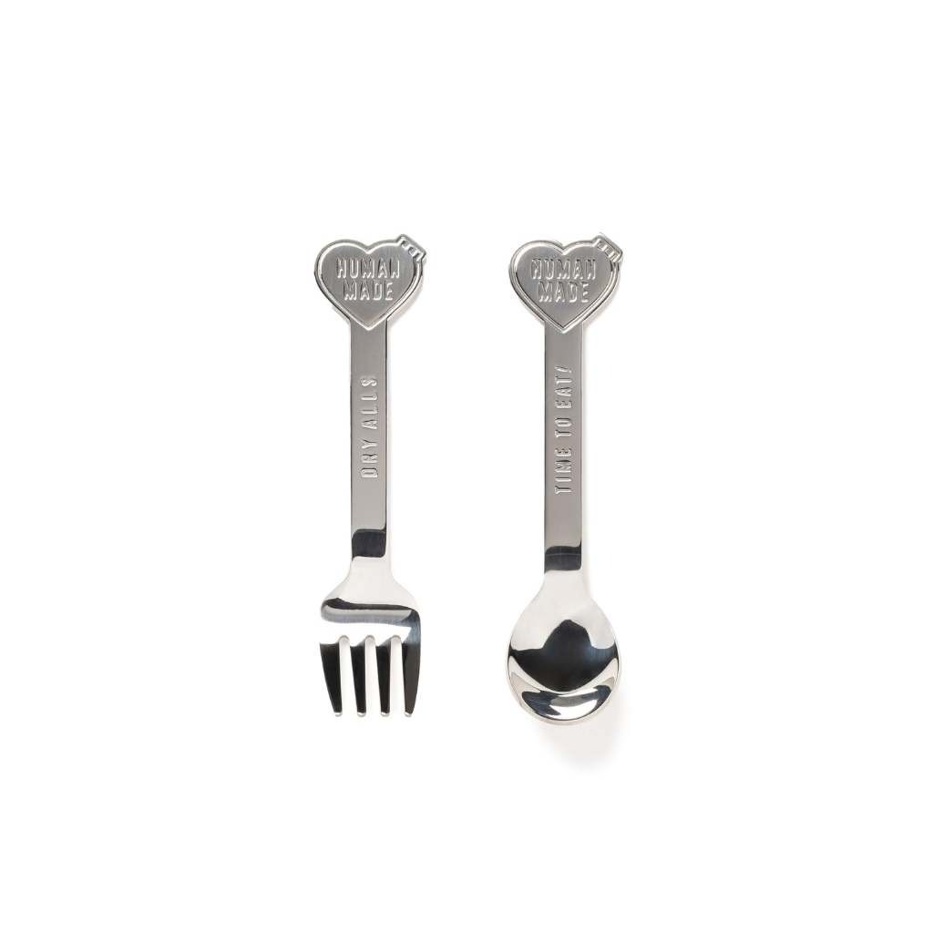 2024SS HUMAN MADE HEART SPOON & FORK SET 餐具組 刀叉 湯匙 現貨