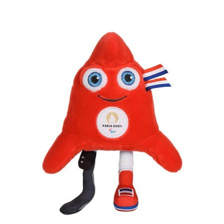 1EU0704-201 OLYMPICS Paralympics Plush Mascot 15cm Red #13360894 (D-EU-E)