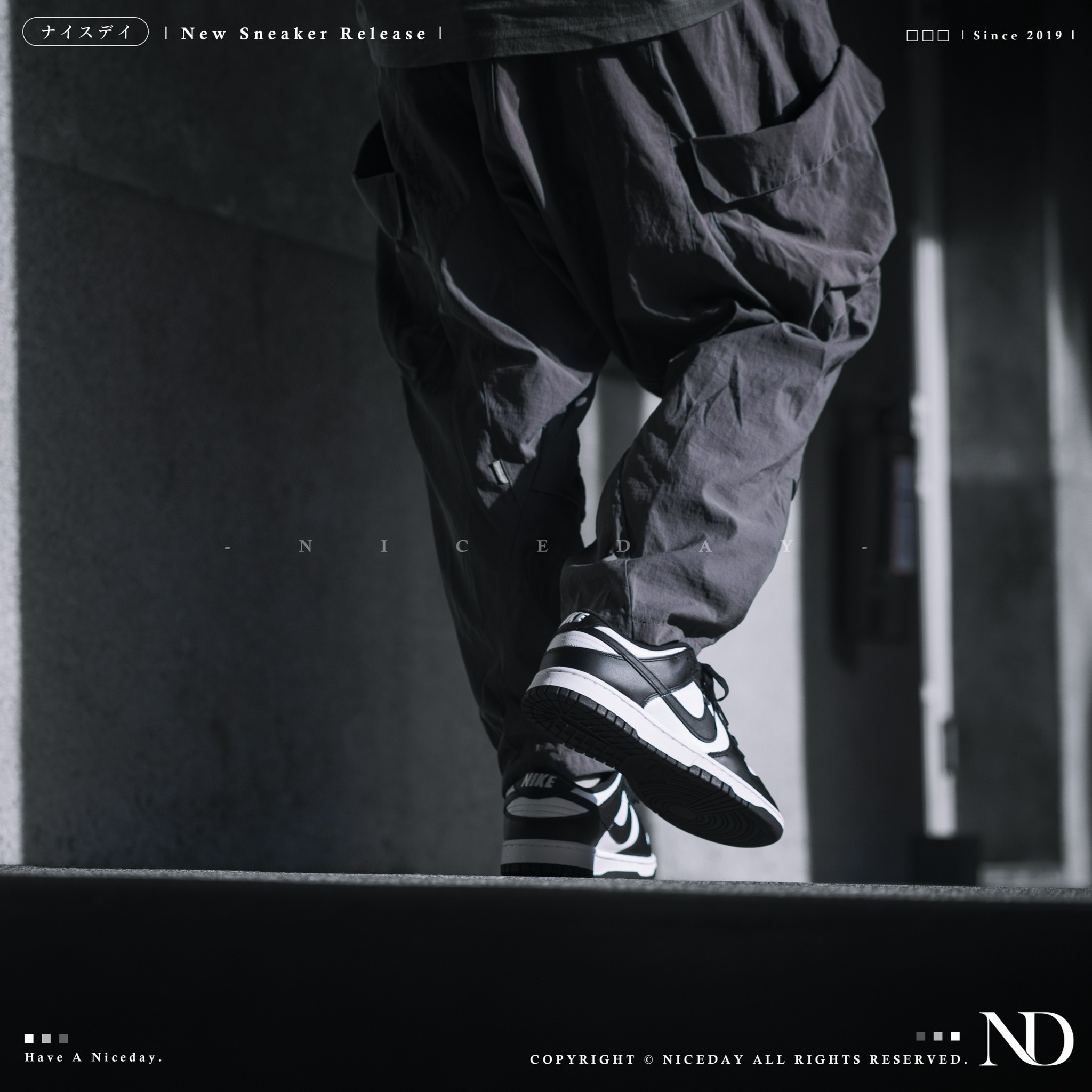 NICEDAY 現貨 Nike Dunk Low 黑白 熊貓 男女 DD1391-100  HF5441-100