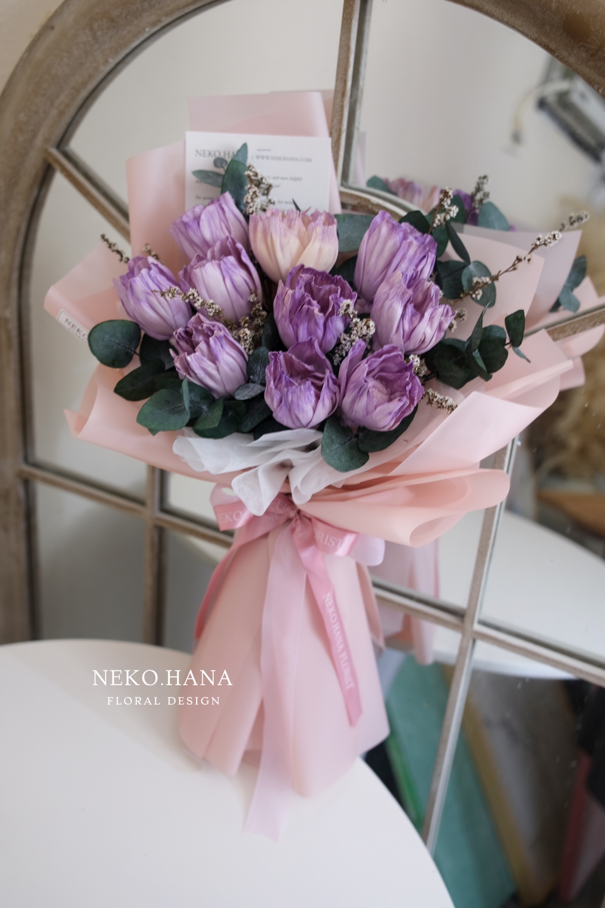 鬱金香乾燥花束