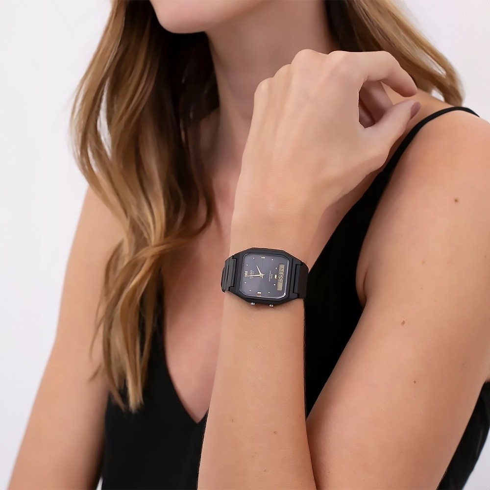 【CASIO 卡西歐】CASIO 卡西歐 AW-48HE 潮流復古 自動日曆 兩地時間 計時碼錶 雙顯 無字 中性 指針錶 手錶