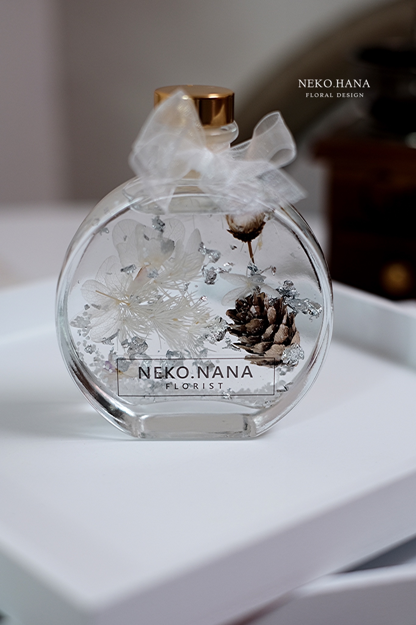 浮游花* 白色鉑金