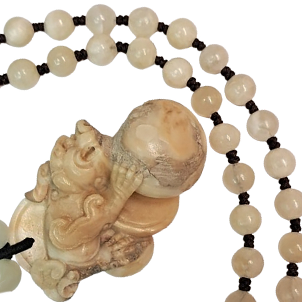 招財貔貅龍宮舍利巧雕項鍊A35【十方】131749