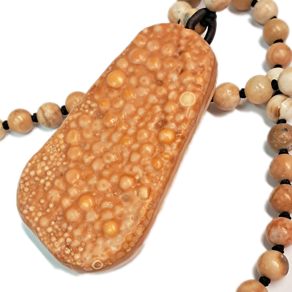 {龍宮舍利}原礦能量石項鍊AA11【十方】131695