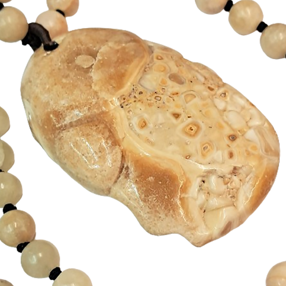 {龍宮舍利}原礦能量石項鍊AA11【十方】131697