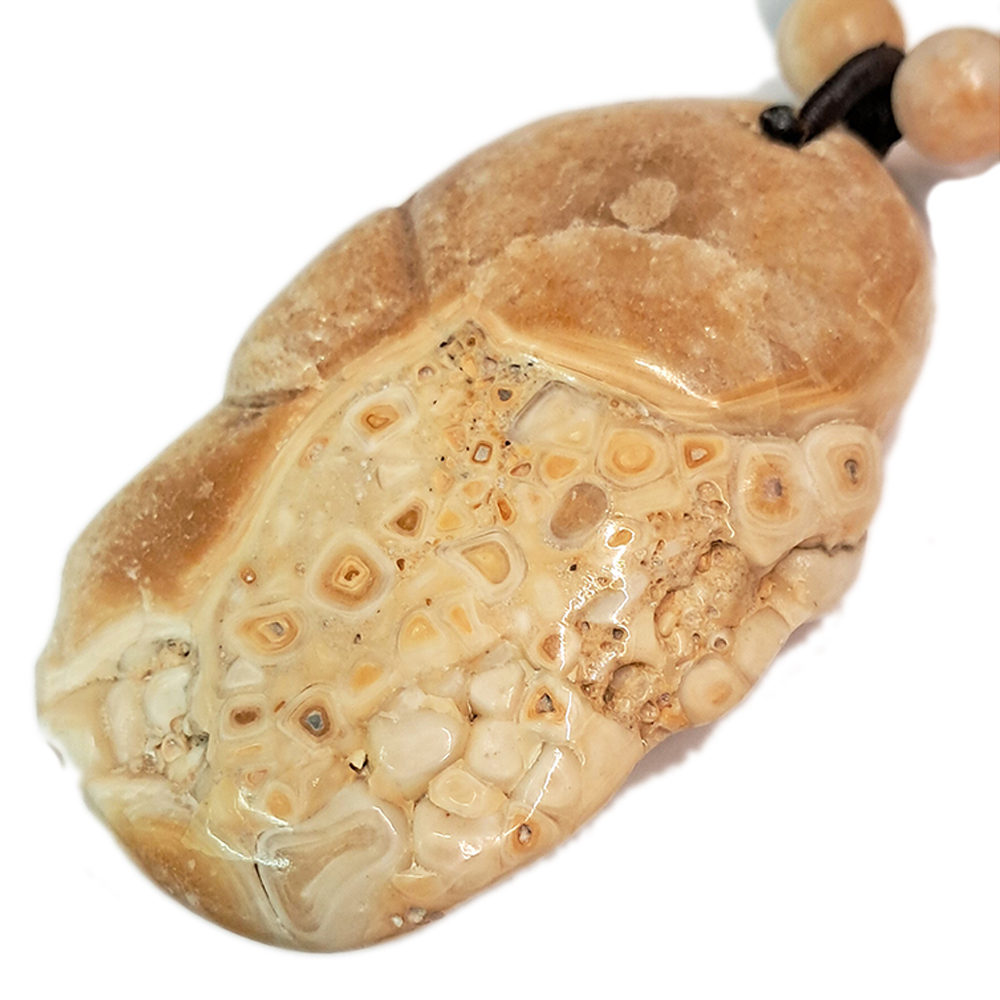 {龍宮舍利}原礦能量石項鍊AA11【十方】131697