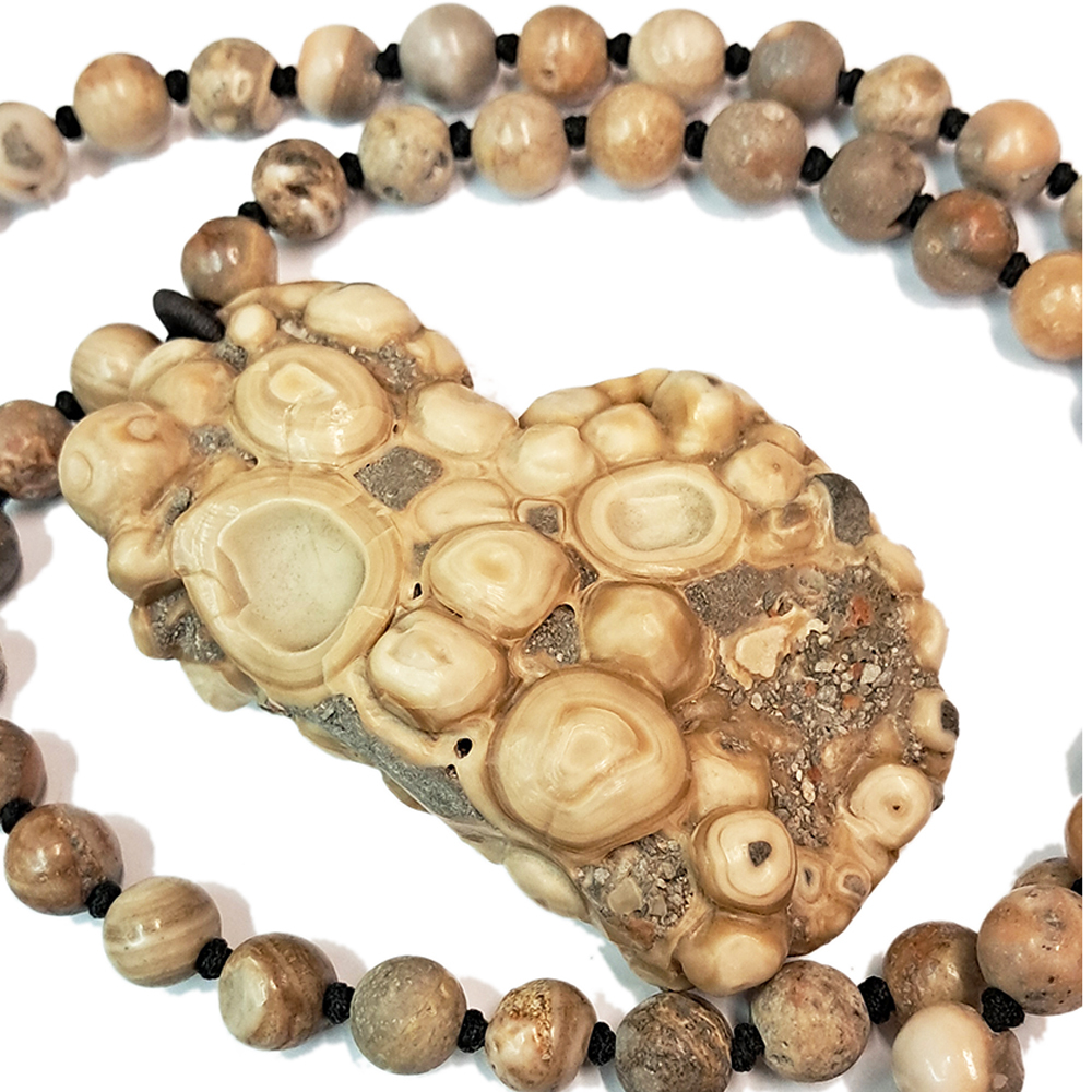 {龍宮舍利}原礦能量石項鍊AA11【十方】131700