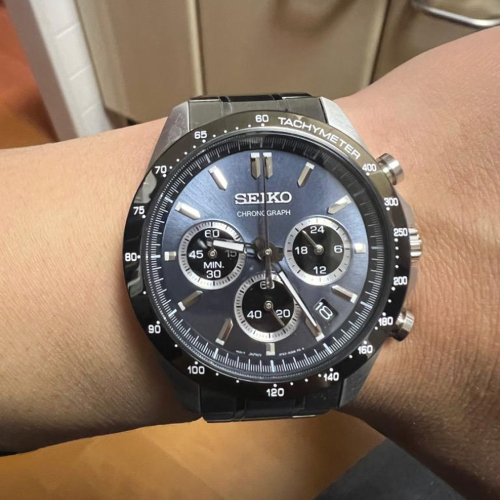 (預購)【SEIKO 日本精工】SPIRIT系列 SBTR026 SBTR027 計時三眼 熊貓 日期 石英 男士 腕錶