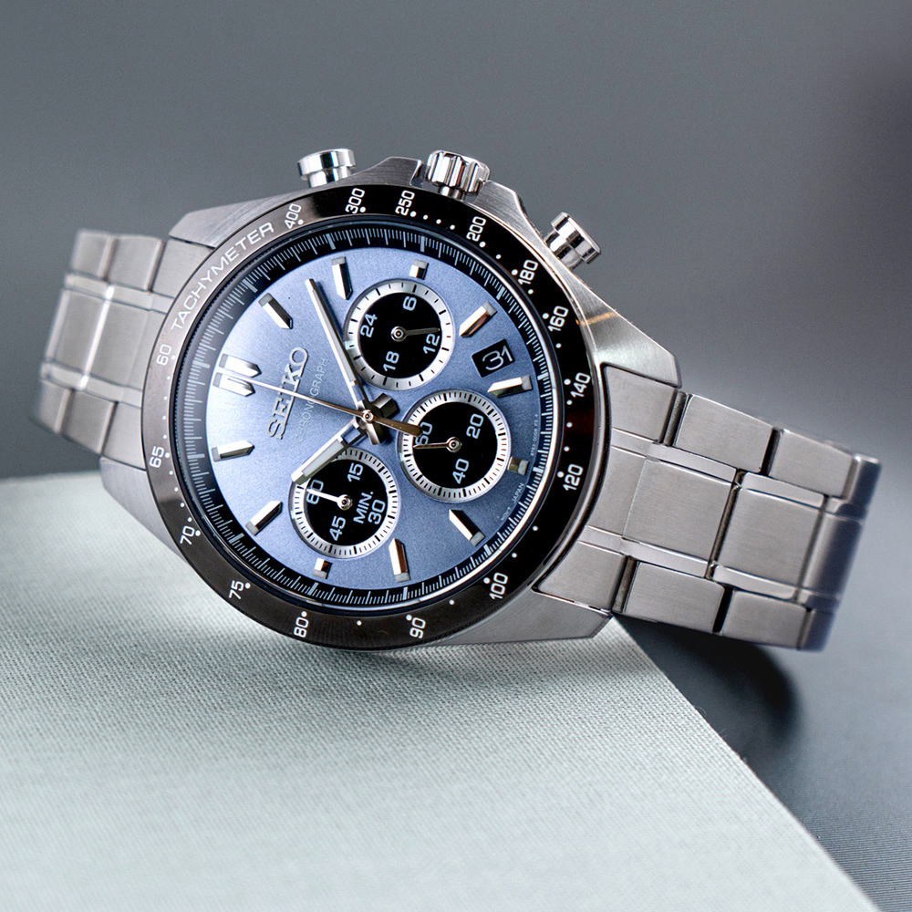 預購款【SEIKO 日本精工】SPIRIT系列 計時三眼 熊貓 日期 石英 男士 腕錶 SBTR026 SBTR027