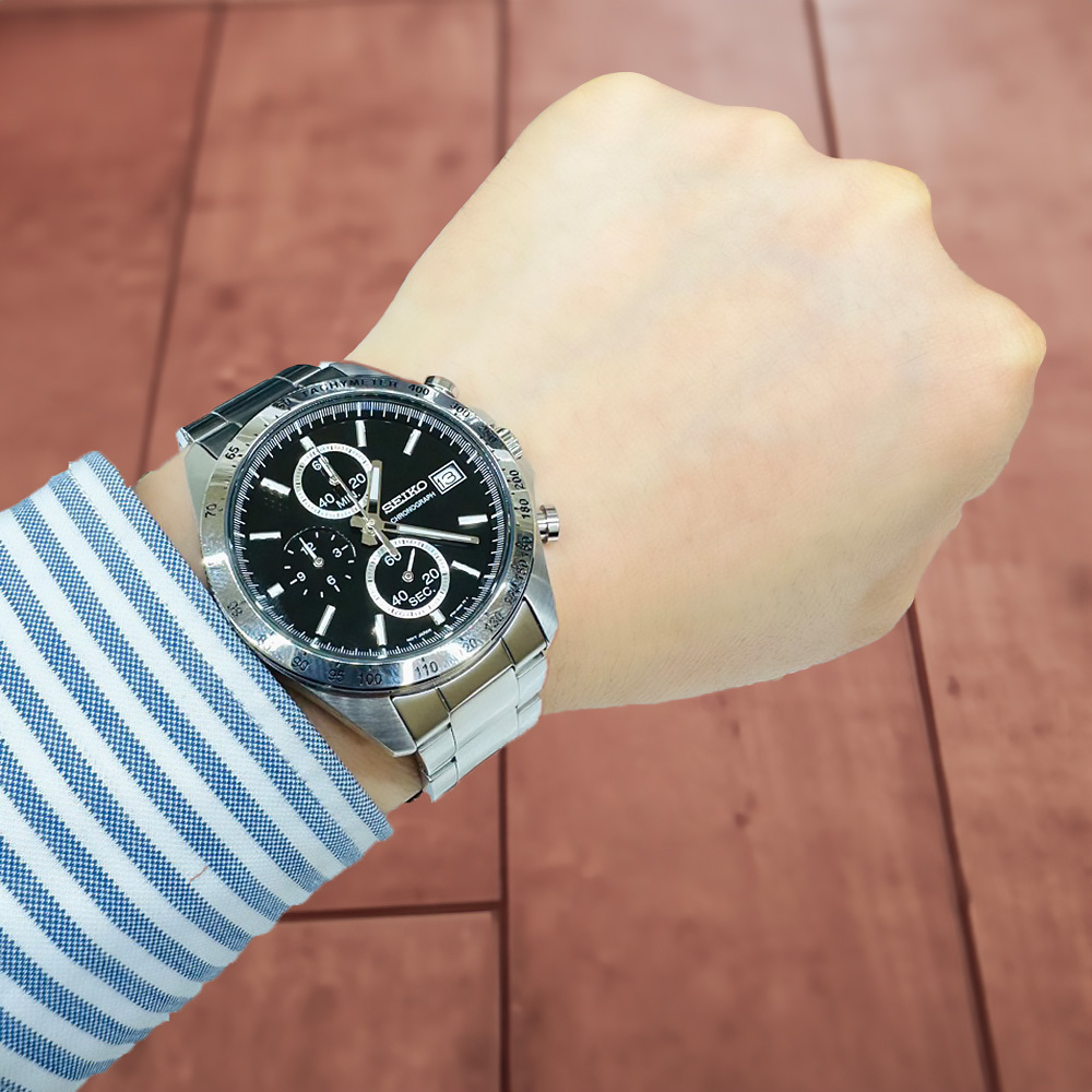 (預購)【SEIKO 日本精工】SPIRIT系列 SBTR005 計時三眼 日本機芯 現代時尚 熊貓 男士 手錶