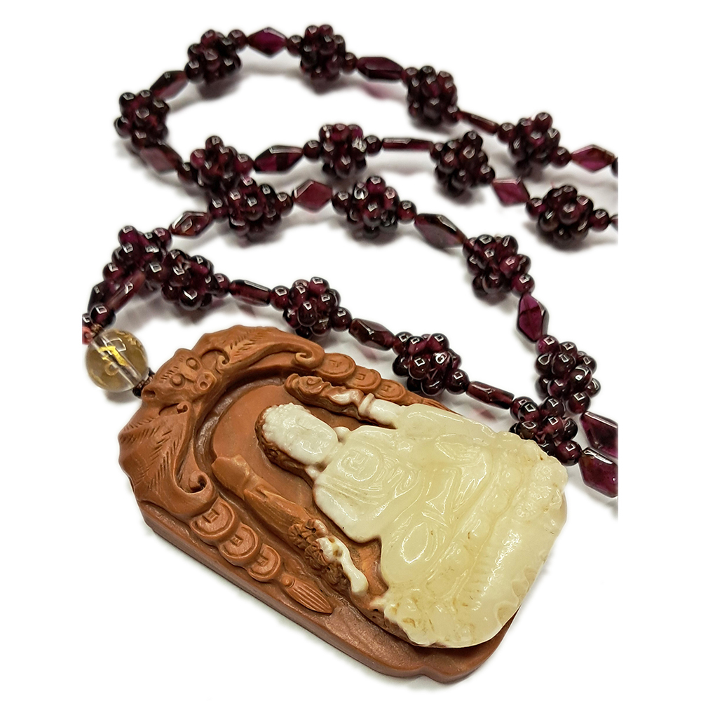 龍宮舍利{佛}佛在眼前+紅玉髓項鍊【十方】132598