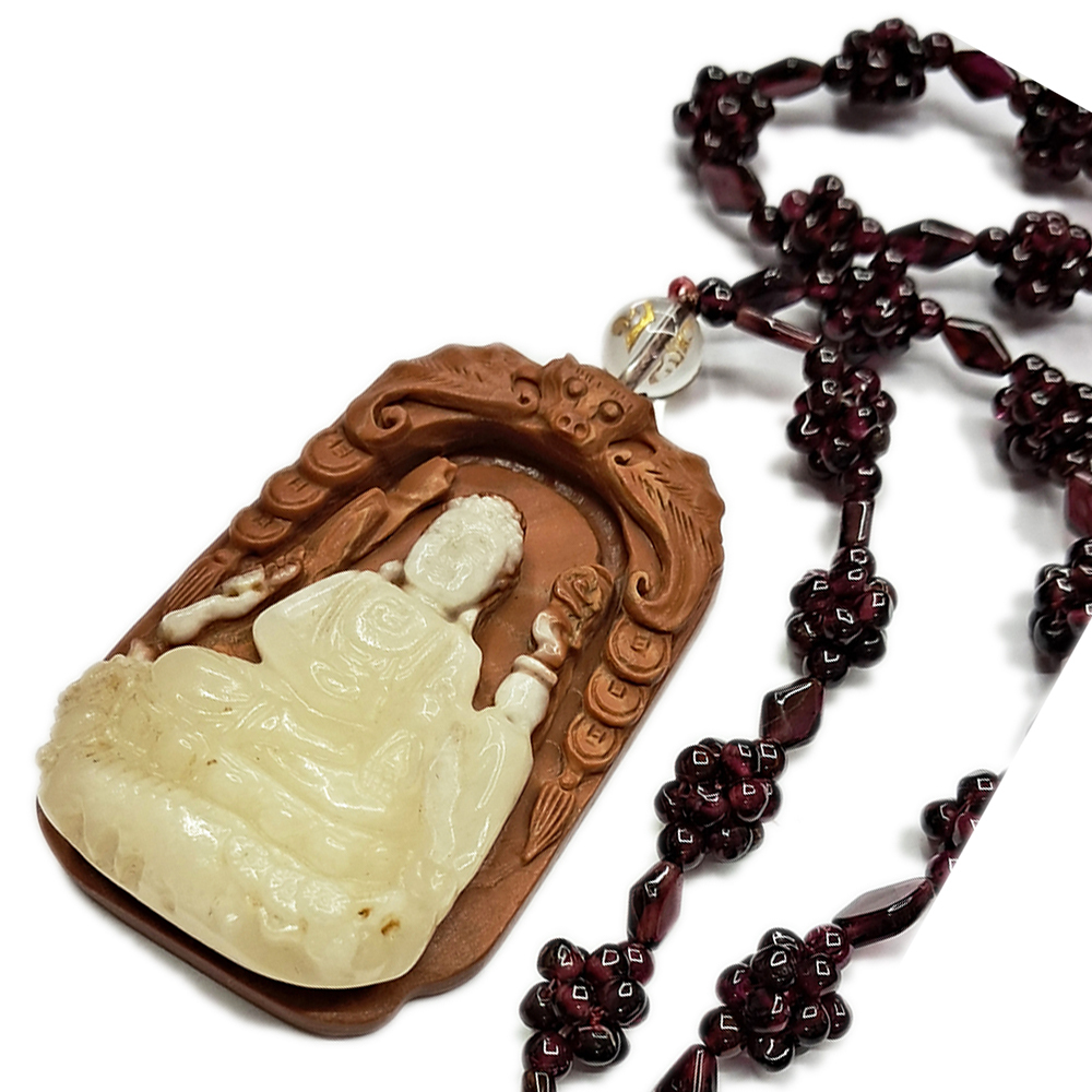 龍宮舍利{佛}佛在眼前+紅玉髓項鍊【十方】132598