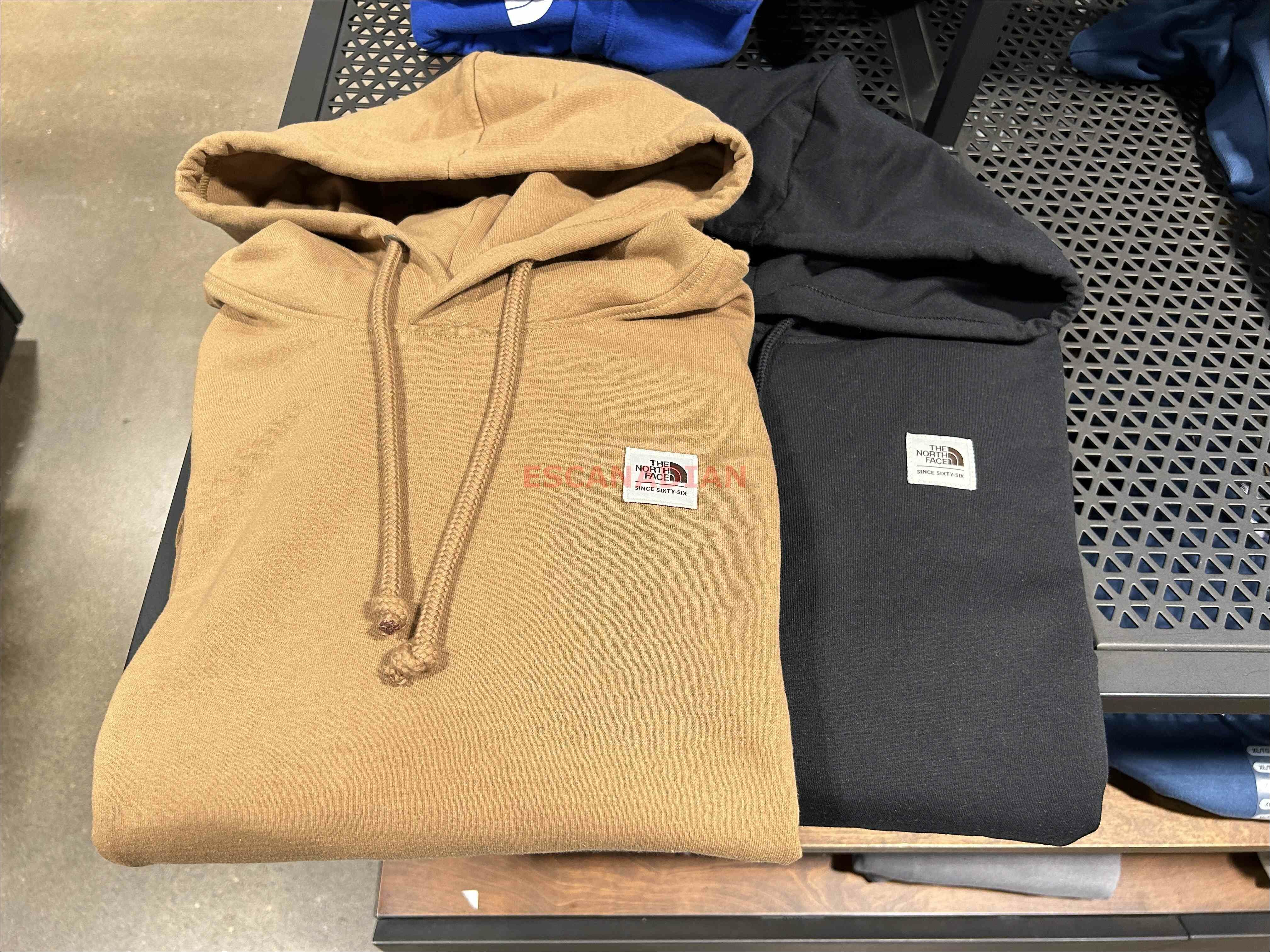THE NORTH FACE 男大人 復古標款 硬挺版 刷毛 帽TEE