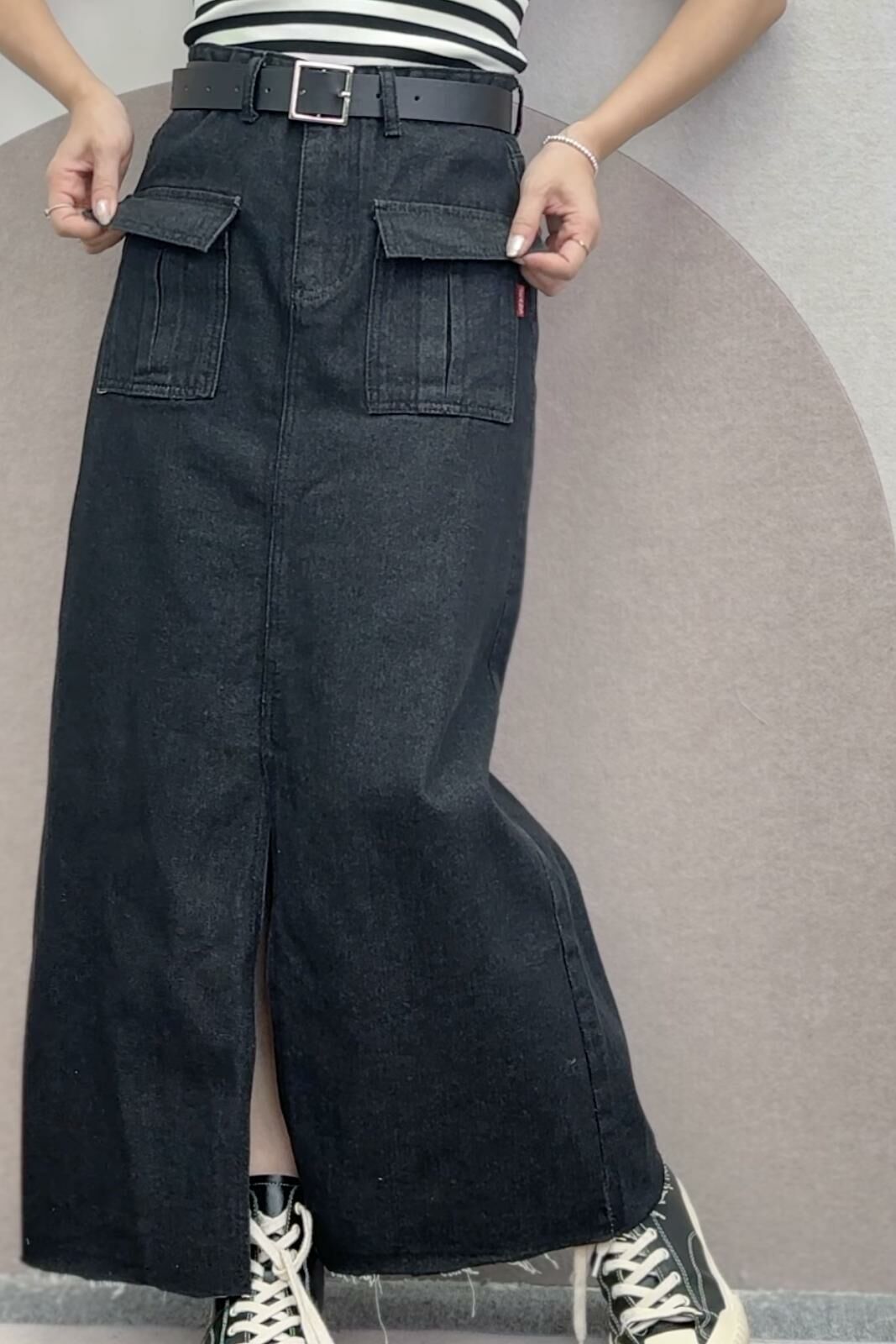 SK#6182 🤍工裝一步裙