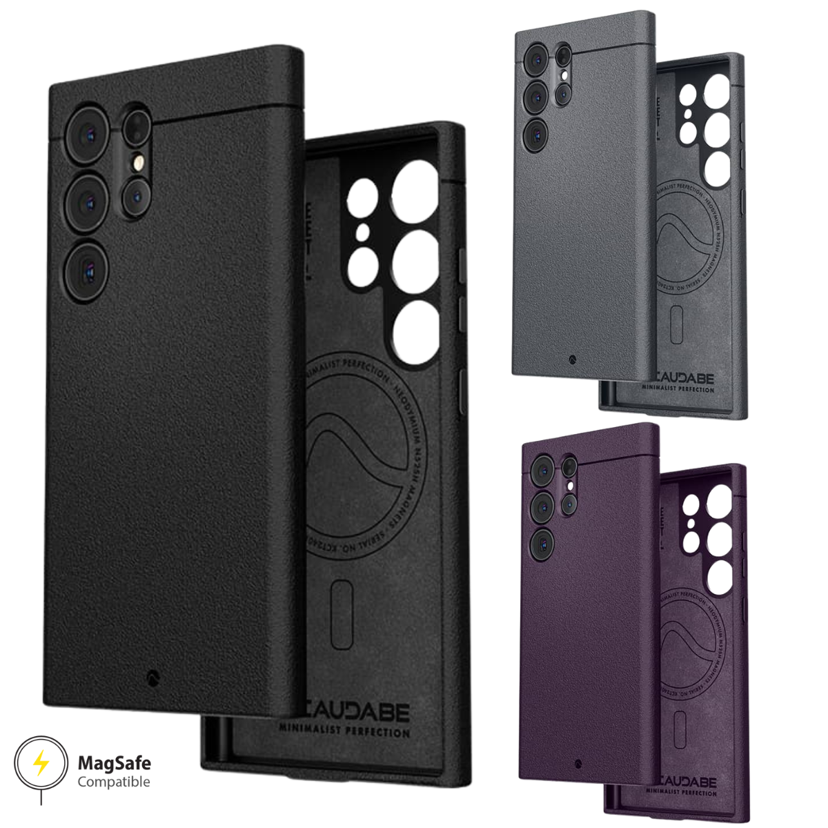 Caudabe Sheath [附內置磁圈] 質感防撞手機殼-Galaxy S24 Ultra