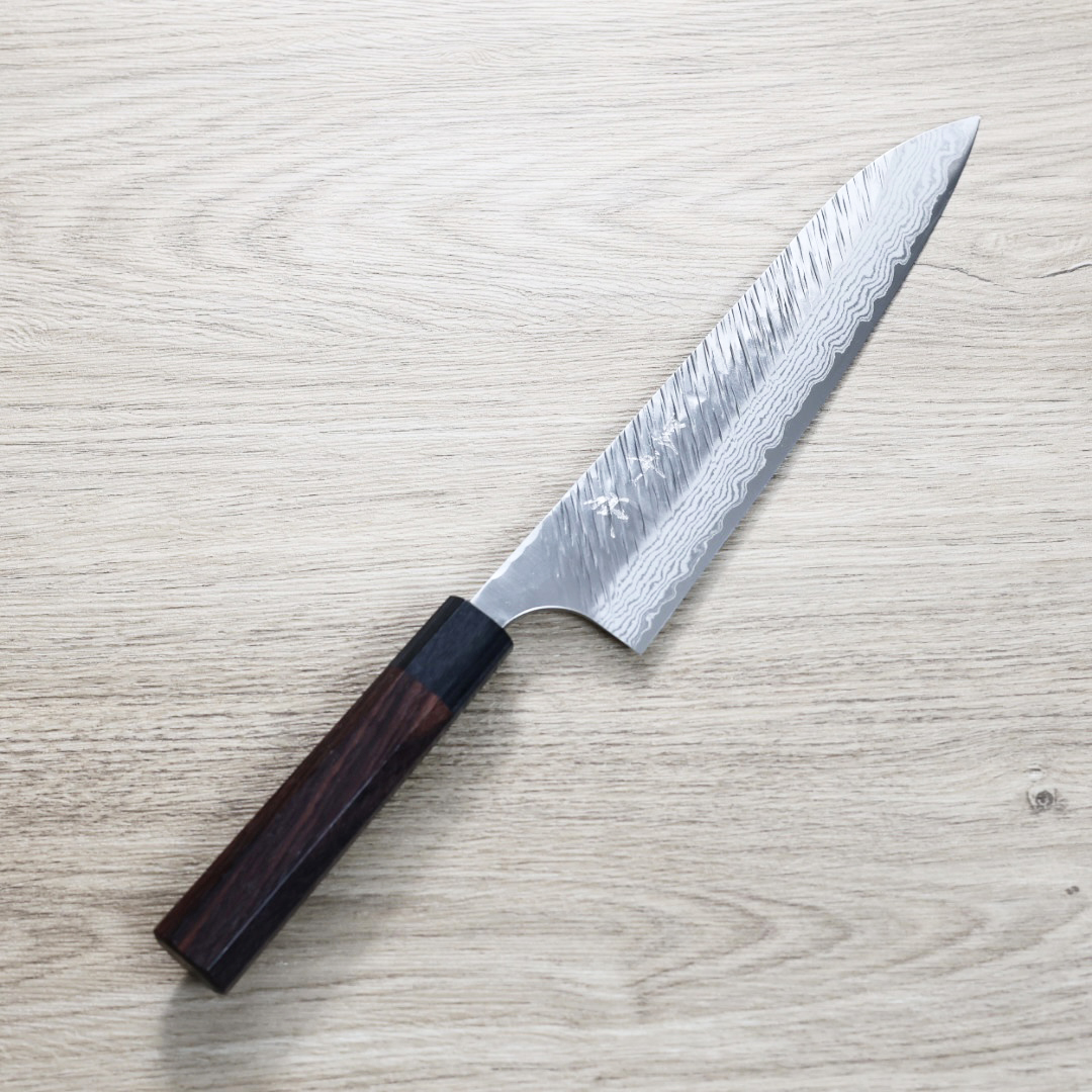 黑崎優風神牛刀210mm VG10鋼墨流