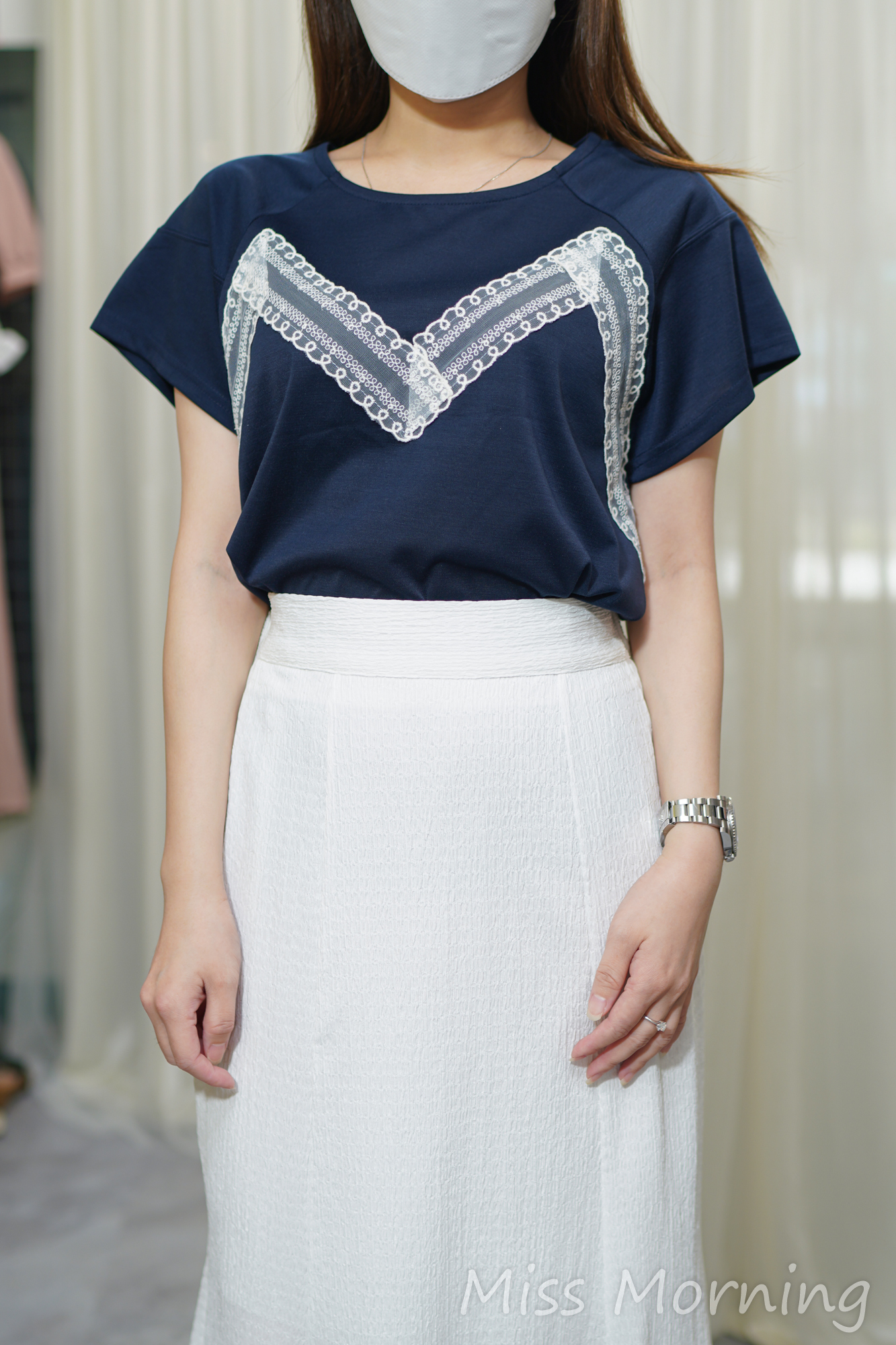 Lace點綴靚料抵著Tee(14036)