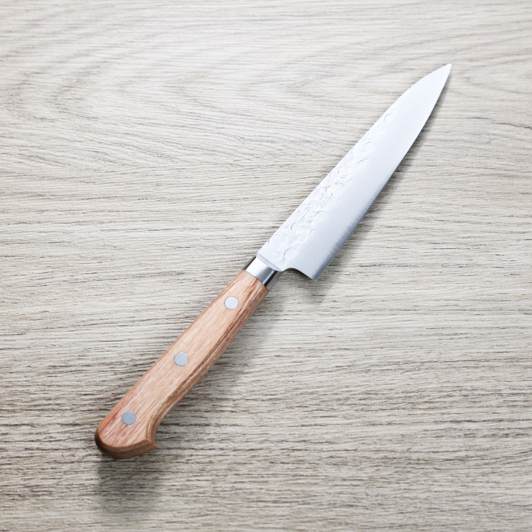 高村刃物 蔬果刀 130mm Chromax 鎚目