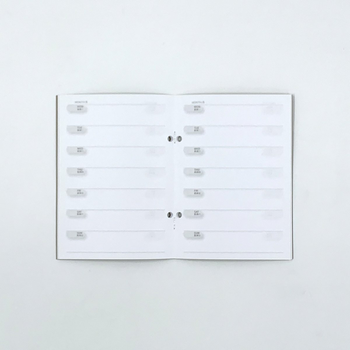 #68164 B6 牛皮 週計劃記事簿 - 1本