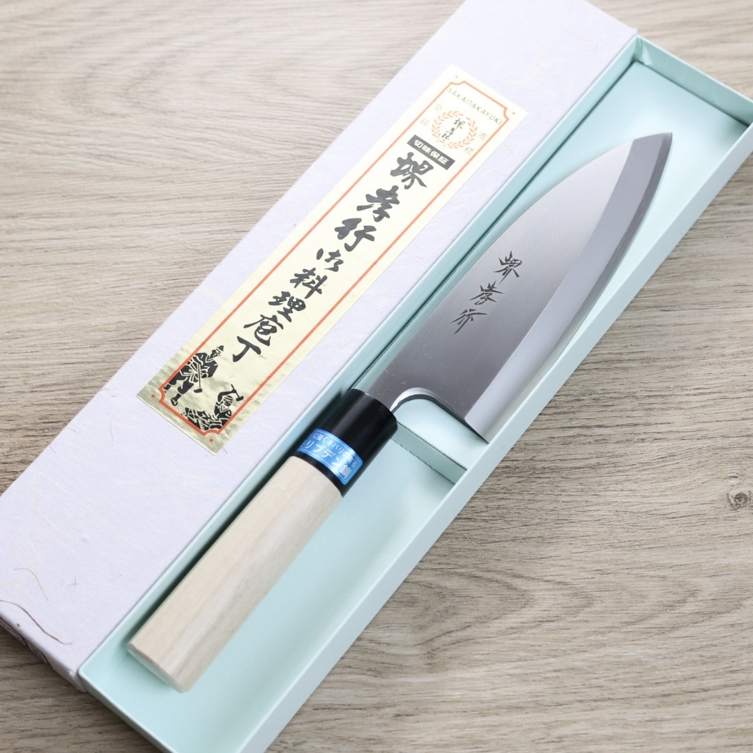 堺孝行 INOX 相出刃 150mm 鉬釩鋼