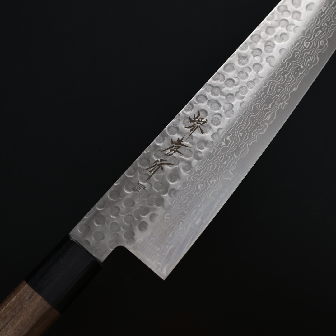堺孝行和牛刀240mm AUS10鋼45層鎚目大馬士革