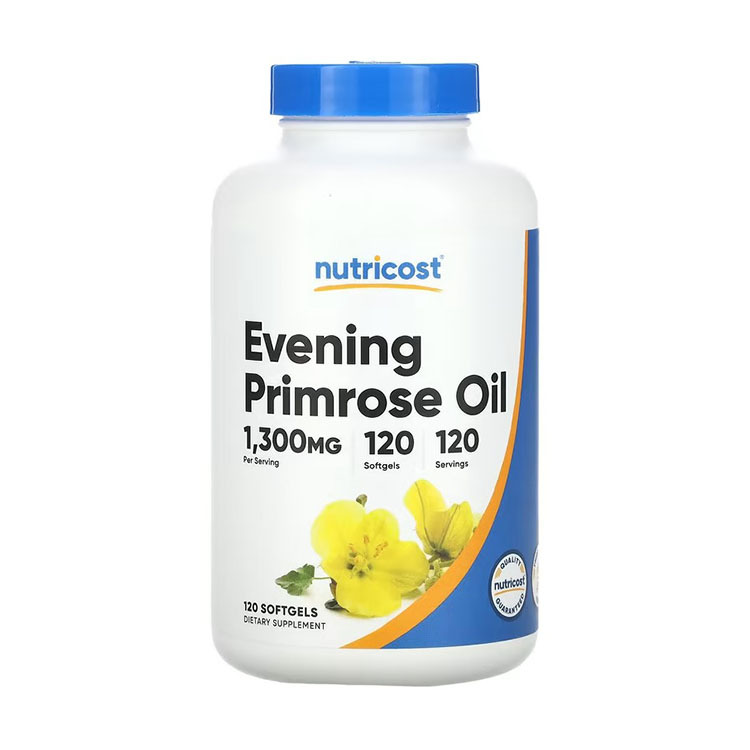 Nutricost, Evening Primrose Oil, 1,300 mg, 120 Softgels
