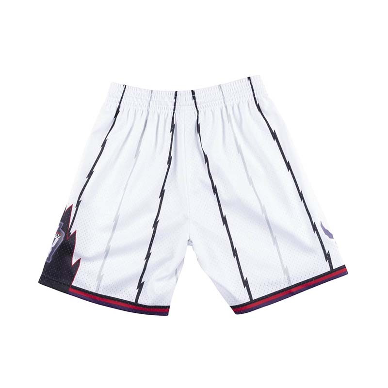 Mitchell & Ness Swingman Shorts TORONTO RAPTORS 1998-99 HOME White 球褲 短褲 白 MNSWS-G232B [台灣現貨]