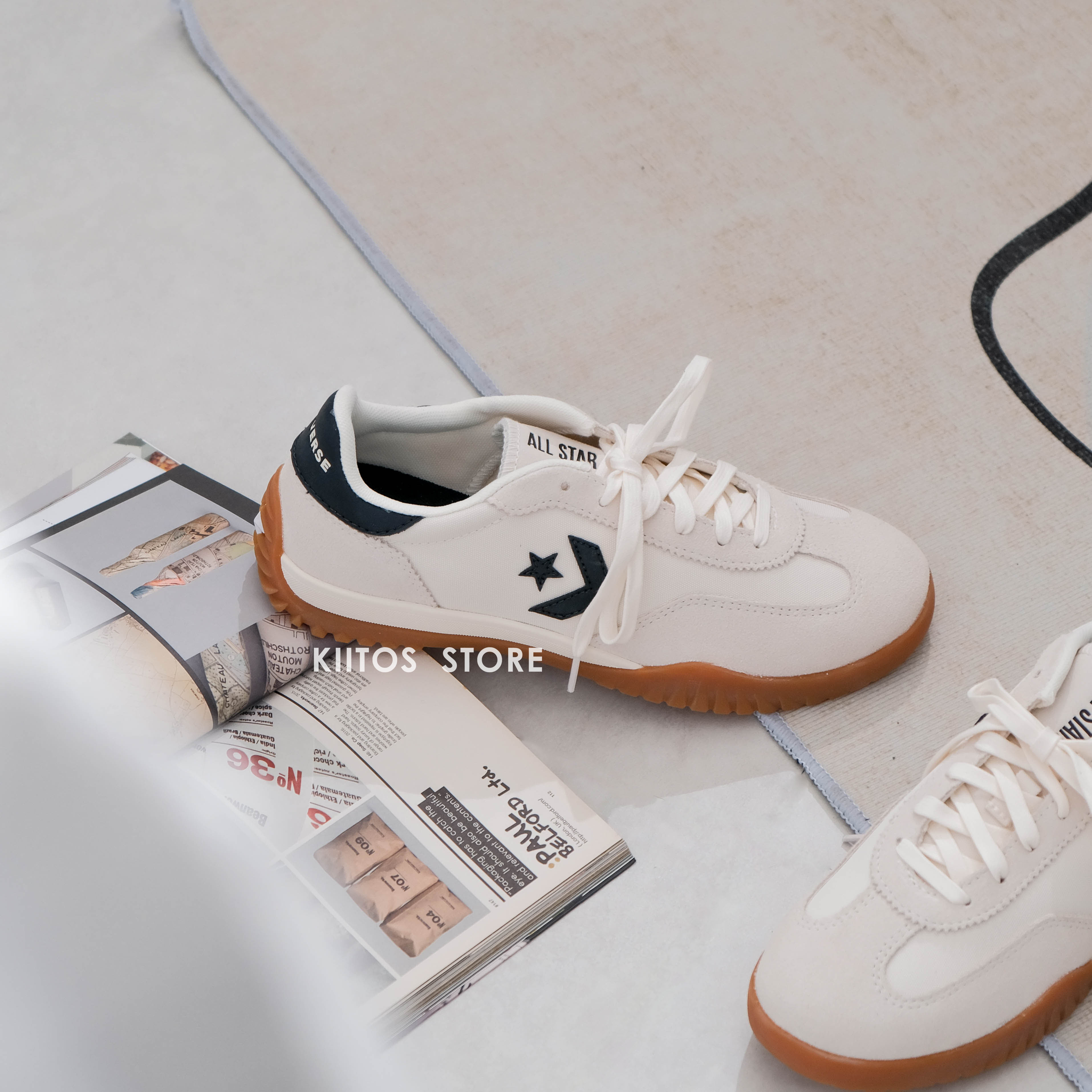 【現貨】 Converse Run Star Trainer 米白流星鞋 Karina代言 A08262C