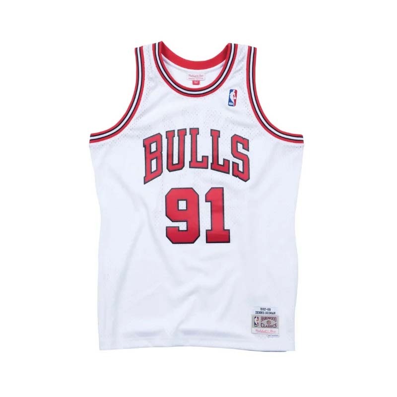 Mitchell & Nes NBA 球迷版球衣 DENNIS RODMAN #91 CB 1997-98 HOME 球衣 黑 MNSWJ-G252B [台灣現貨]