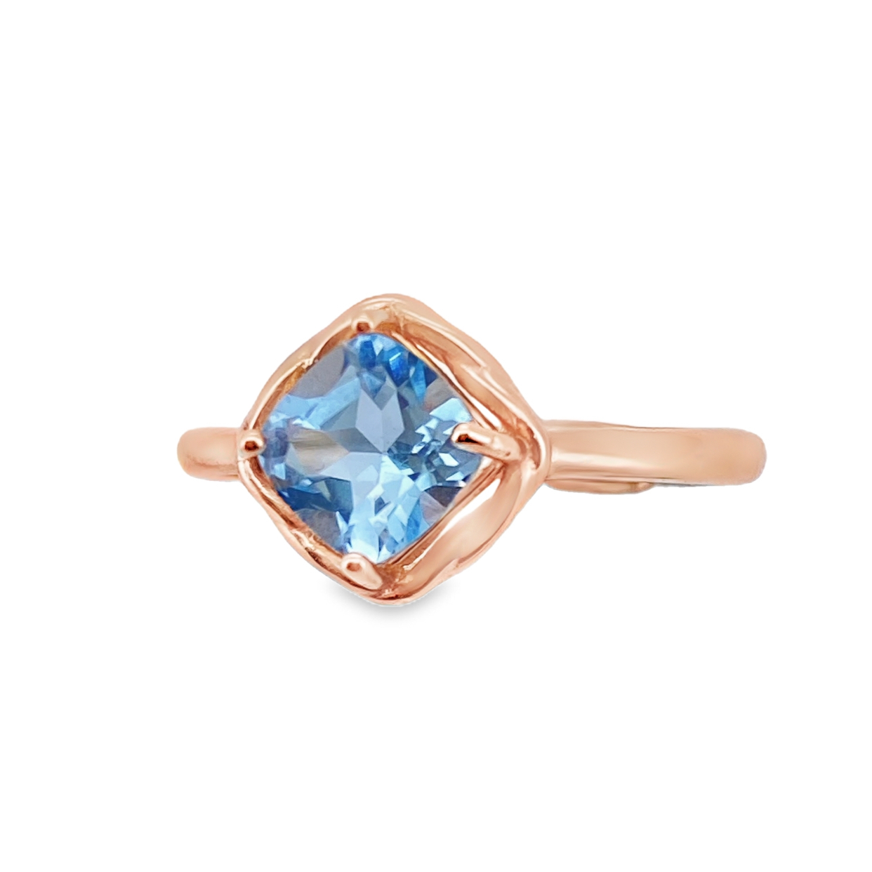 T330天空藍拓帕石戒指